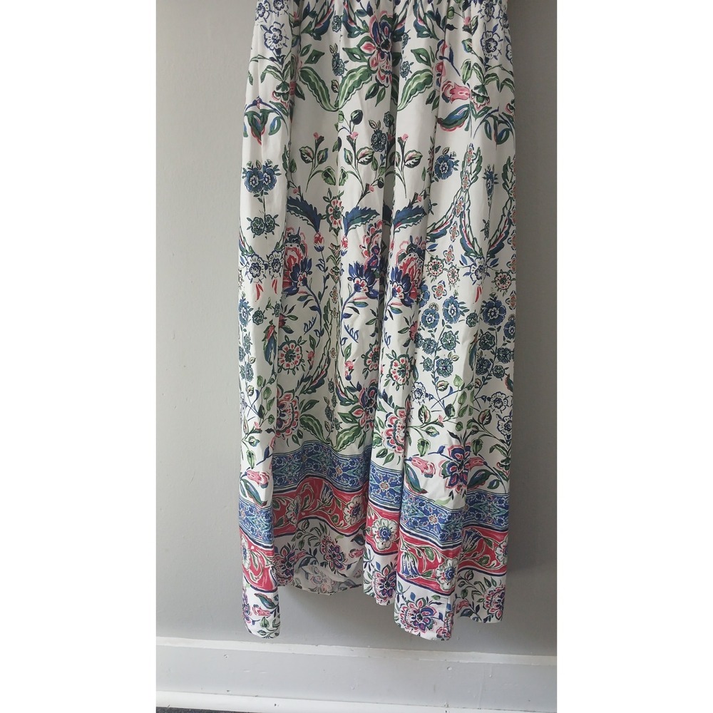 Anne Klein Women's Size Large Floral Smocked Midi Dress Flutter Sleeve NWT $139! - Picture 16 of 16